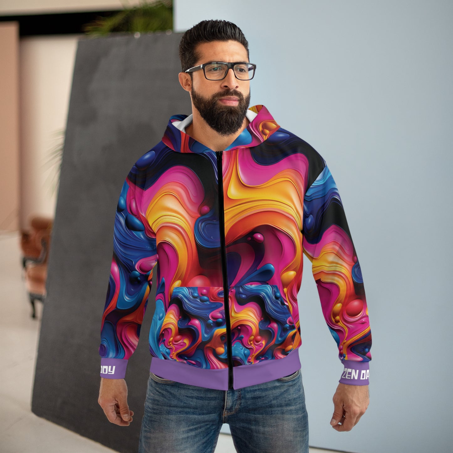 Spectrum Zipped Hoodie