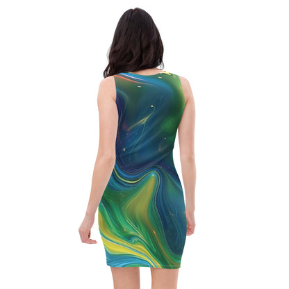 Acid Drip Bodycon dress