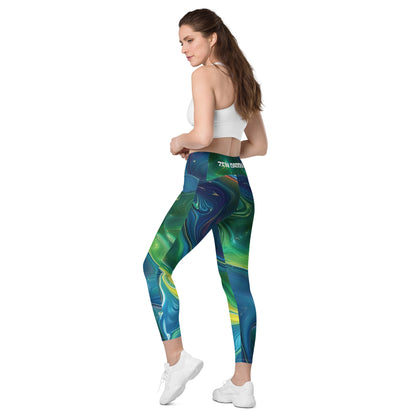 Acid Drip Leggings with pockets