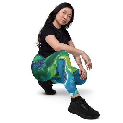 Acid Drip Leggings with pockets