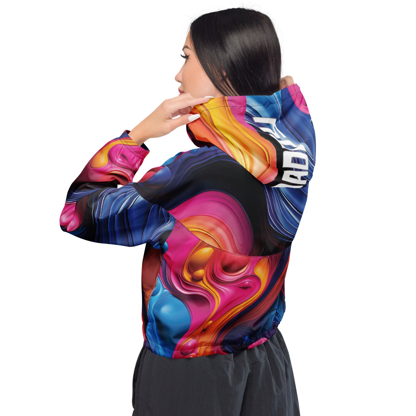 Spectrum Cropped windbreaker